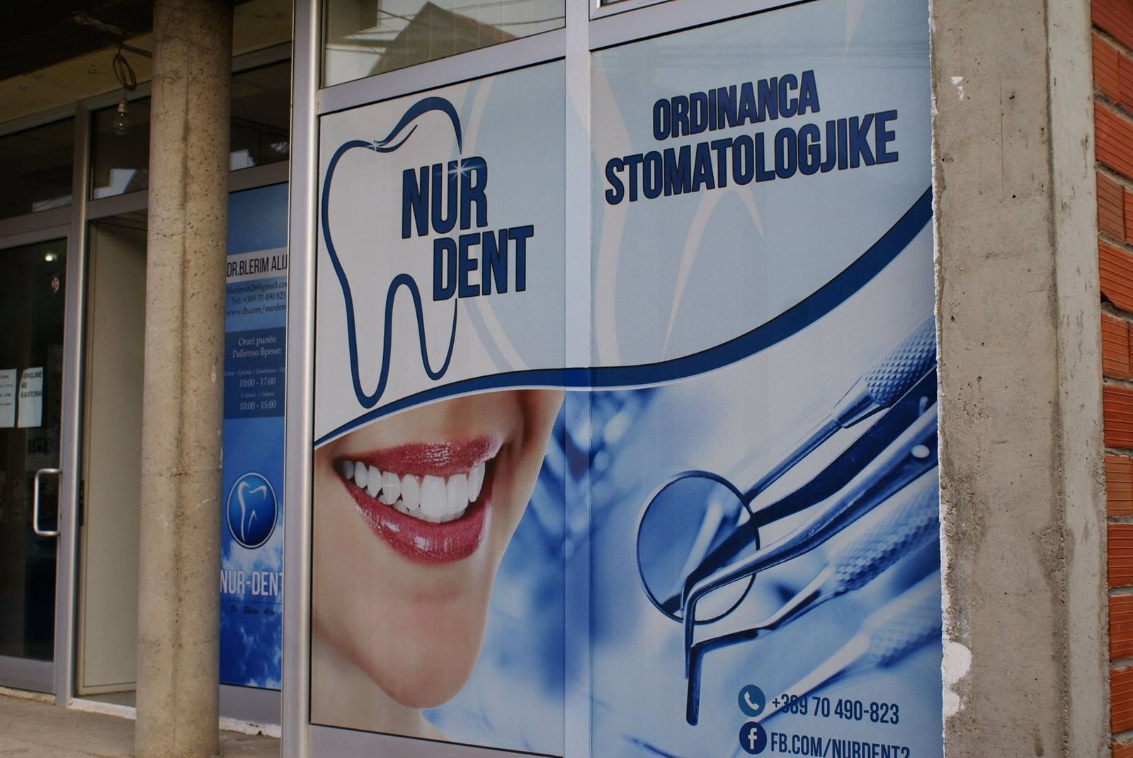 Hyrja e ordinancës stomatologjike Nur-Dent në Kondovë